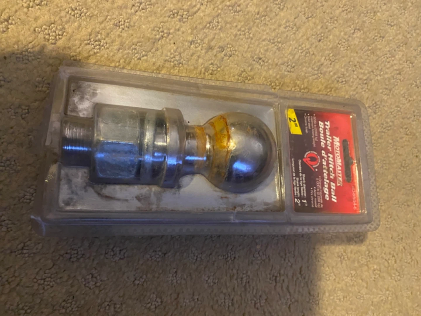 MotoMaster 2" Trailer Hitch Ball - New in Package