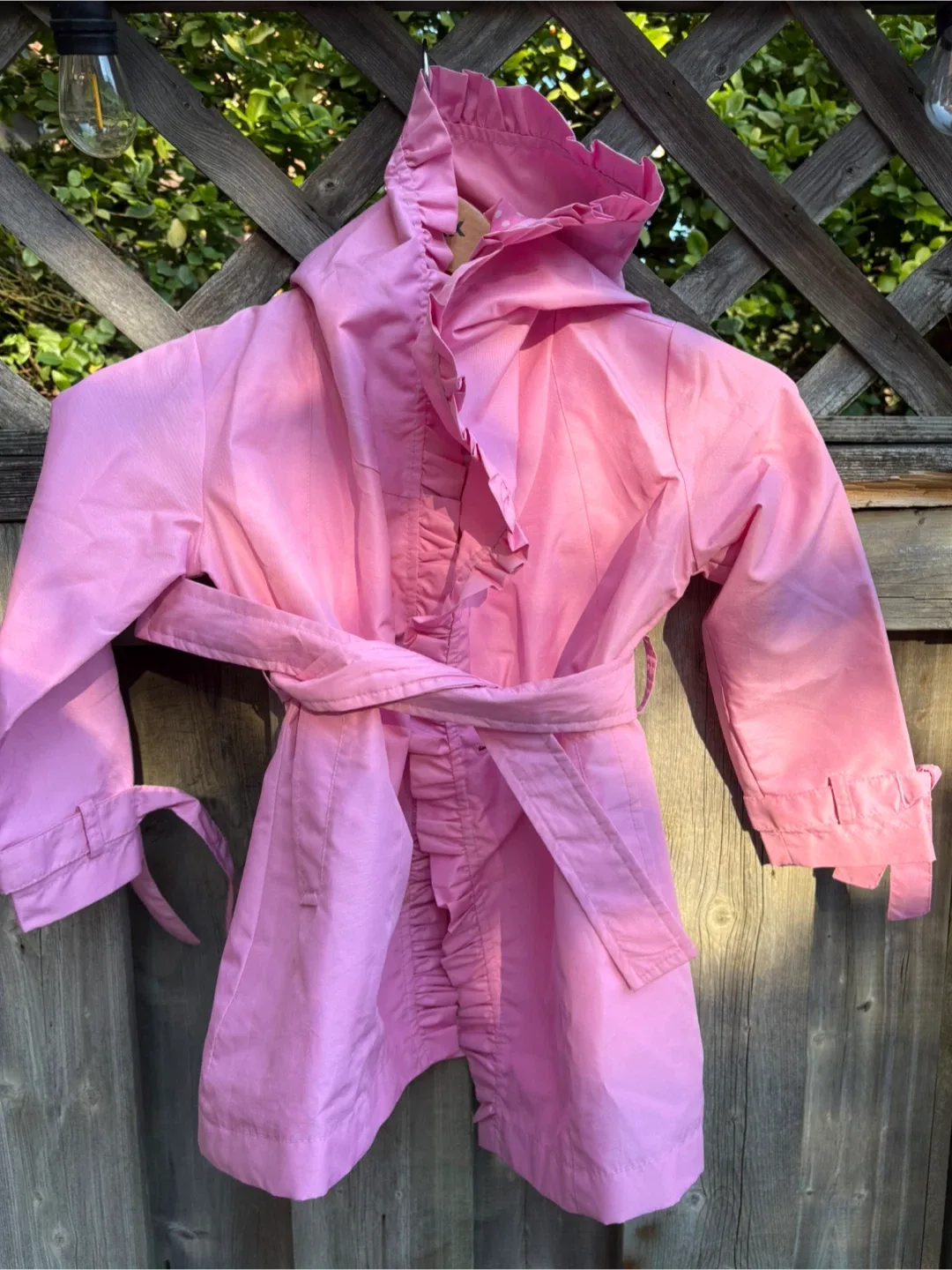 Rose Pink Raincoat - Size 4 thumbnail
