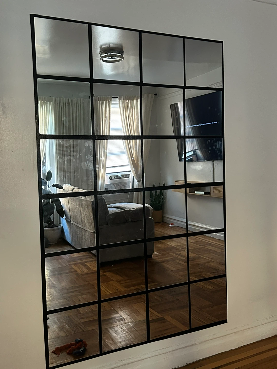 23-Piece Wall Mirror Set.Frameless Glass Tiles (Like New)