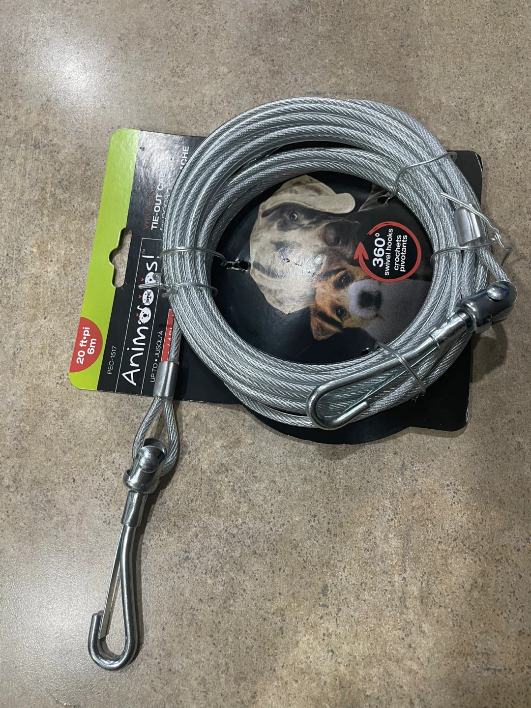 Animos! Tie-Out Cable for Dogs - 20 ft - photo 2