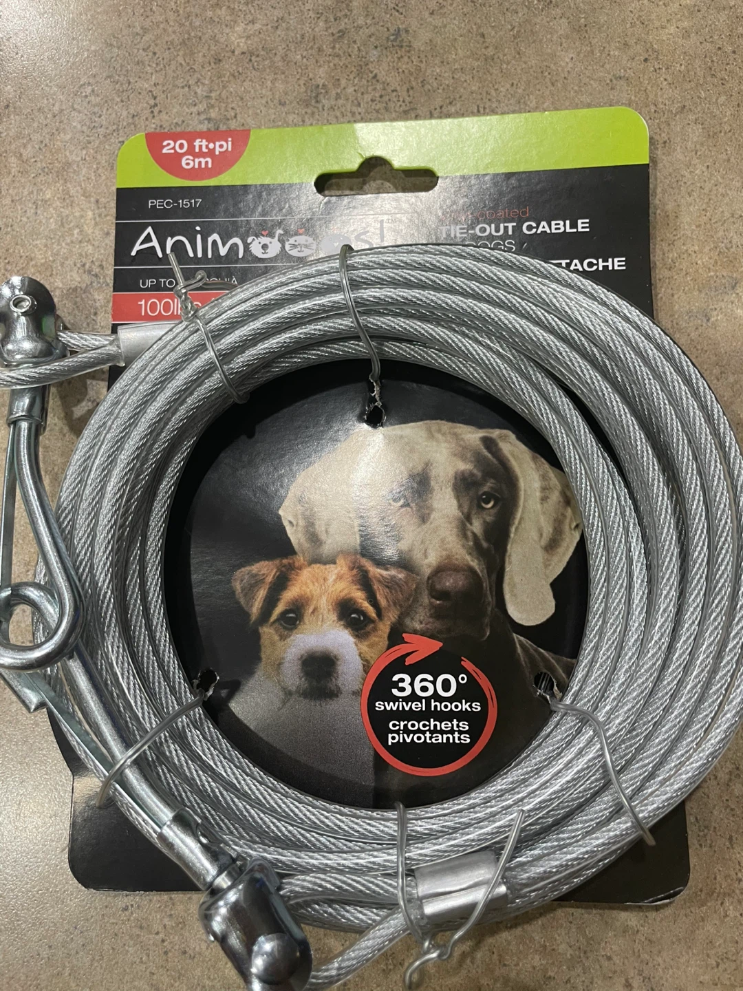 Animos! Tie-Out Cable for Dogs - 20 ft - photo 4