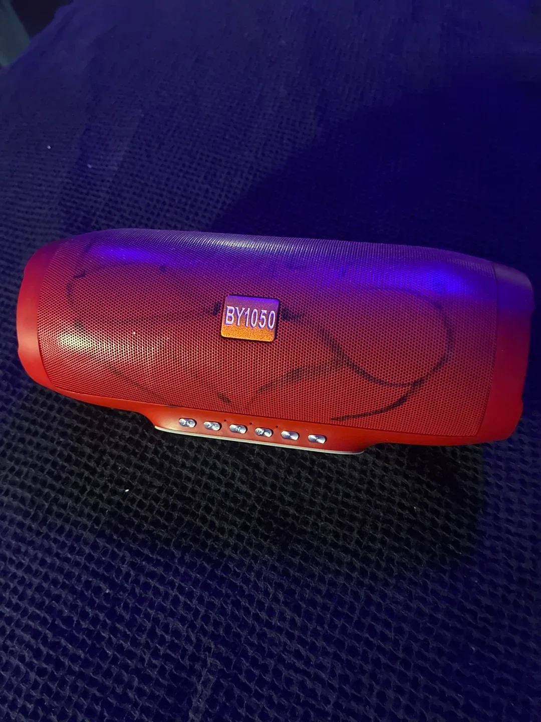 BY1050 Red Portable Bluetooth Speaker ❤️ thumbnail
