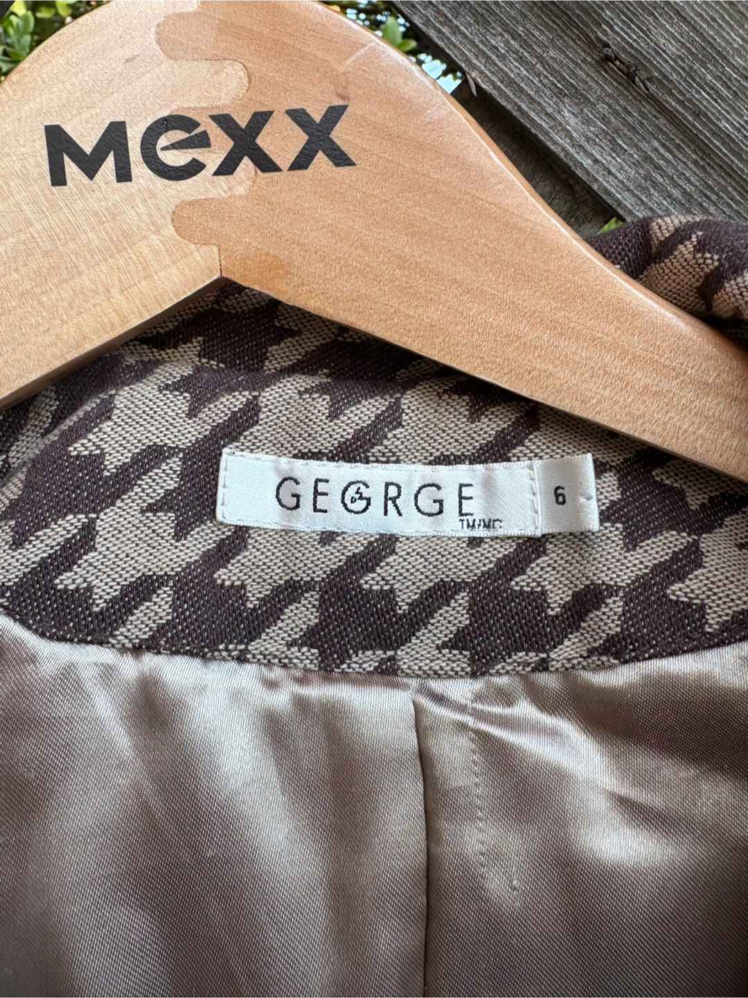 George Houndstooth Coat - Size 6 - photo 3
