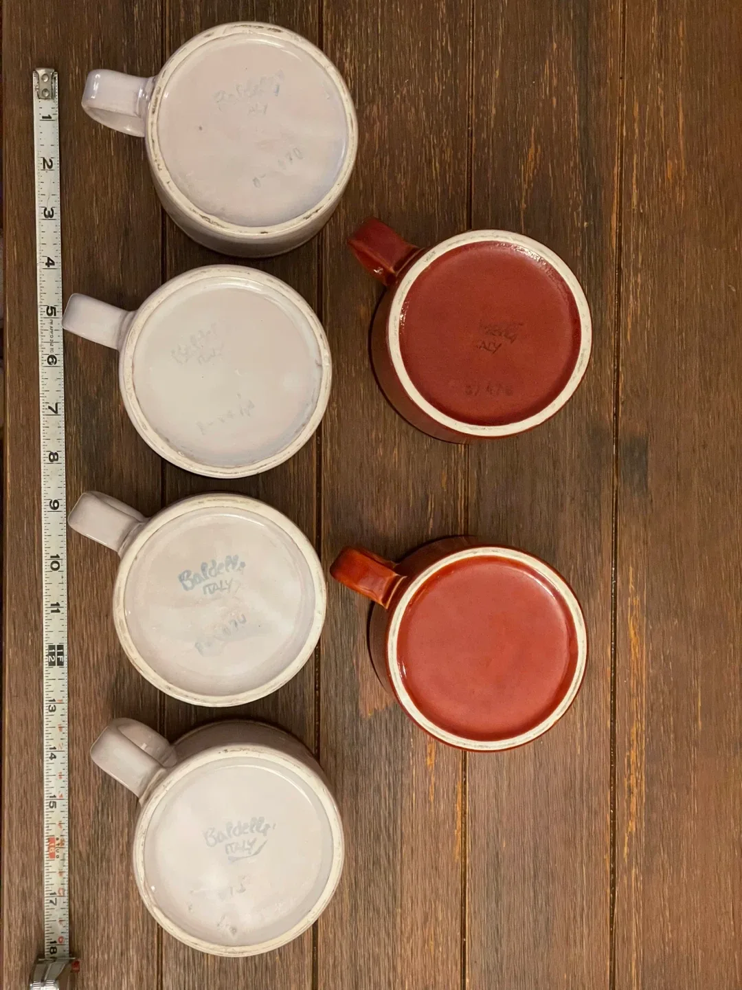 Baldelli Italy Ceramic Mugs - Set of 6 image indicator(2)