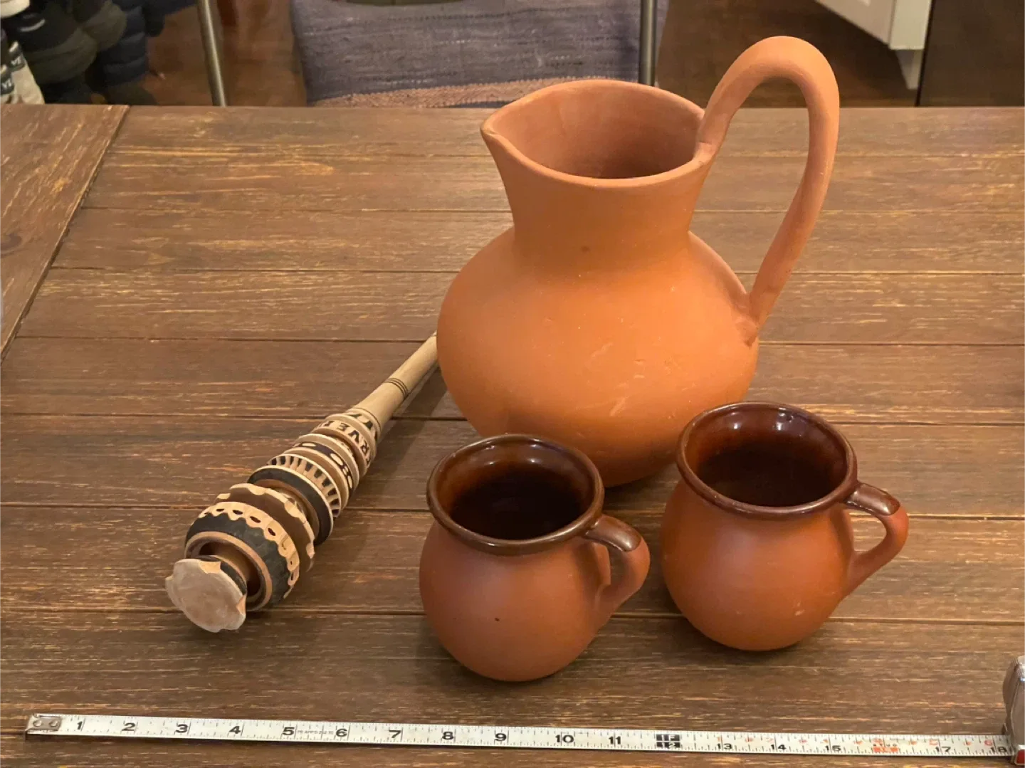 Mexican Hot Chocolate set with Molinillo Stirrer thumbnail