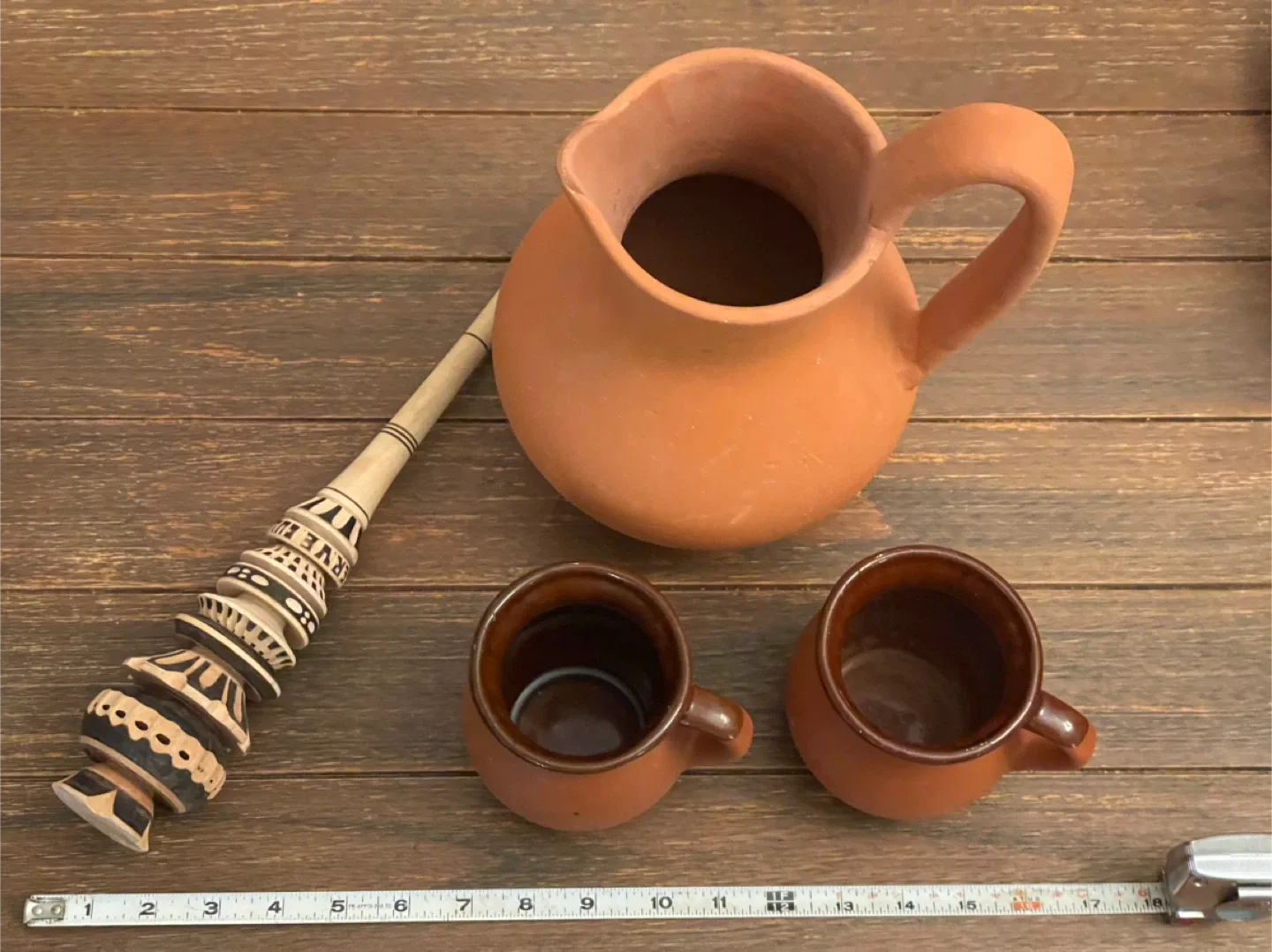 Mexican Hot Chocolate set with Molinillo Stirrer image indicator(2)