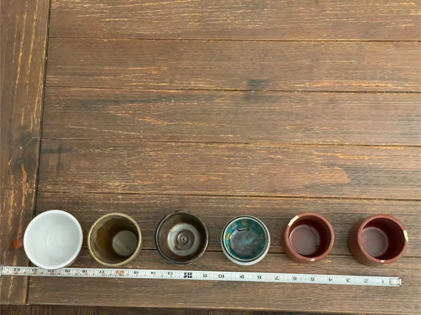 Set of 6 Assorted Ceramic Cups thumbnail