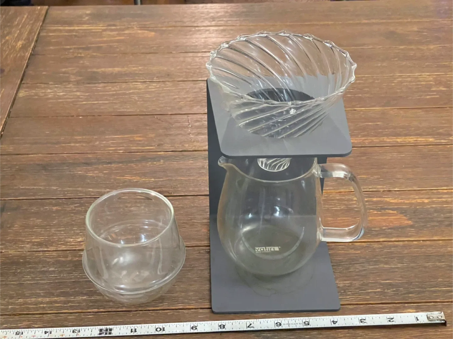 Glass Coffee Pour Over Stand Set thumbnail
