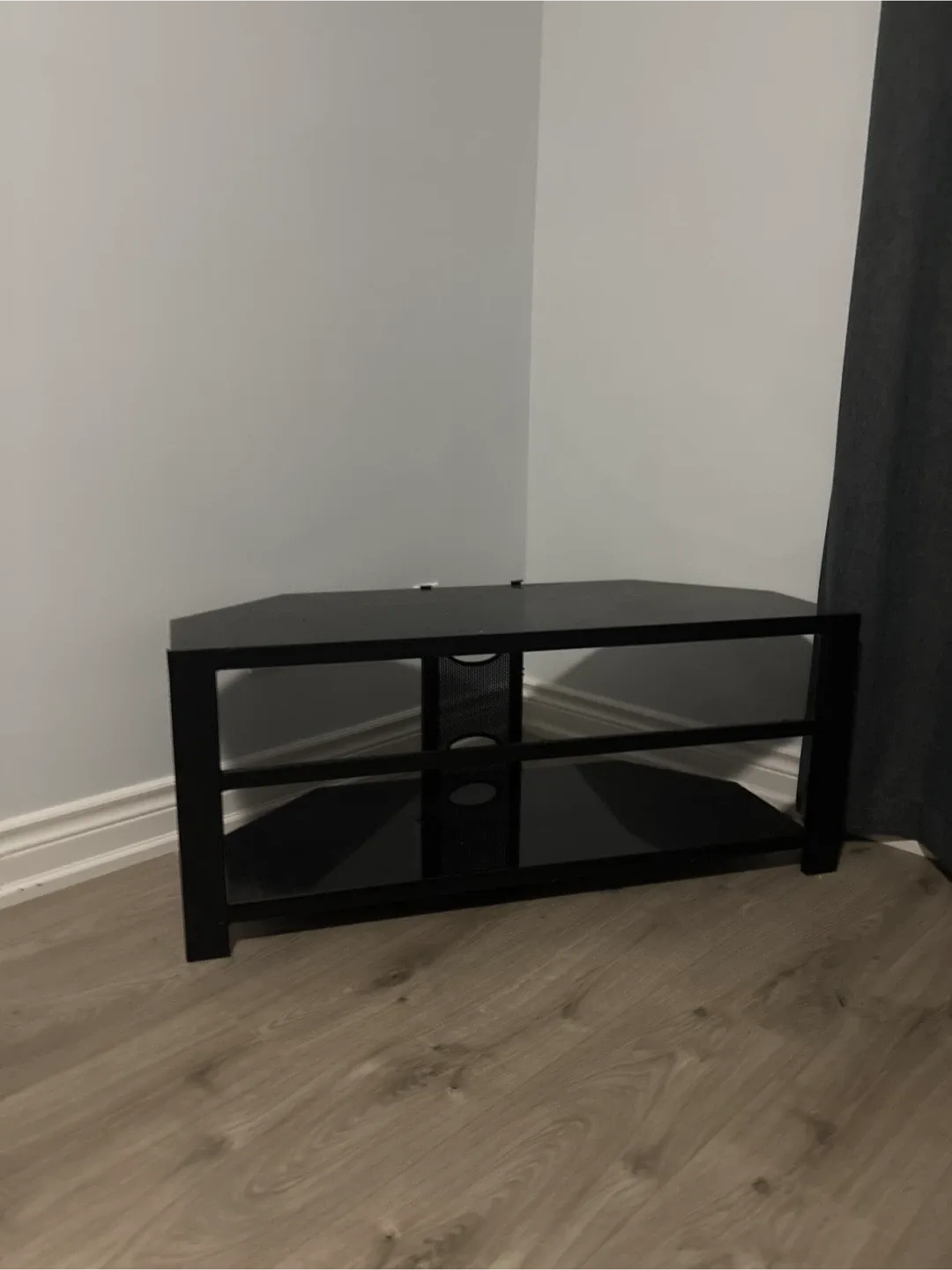 Black Corner TV Stand image indicator(3)