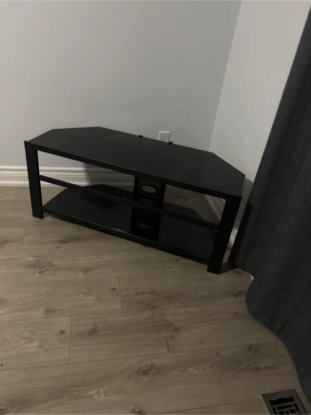 Black Corner TV Stand image indicator(2)