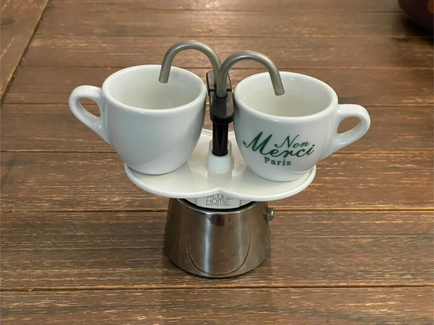 Italian Home Espresso Maker with 2 Cups image indicator(2)