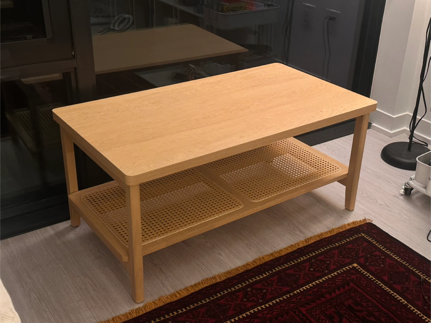 VASAGLE Oak Beige Coffee Table - photo 2