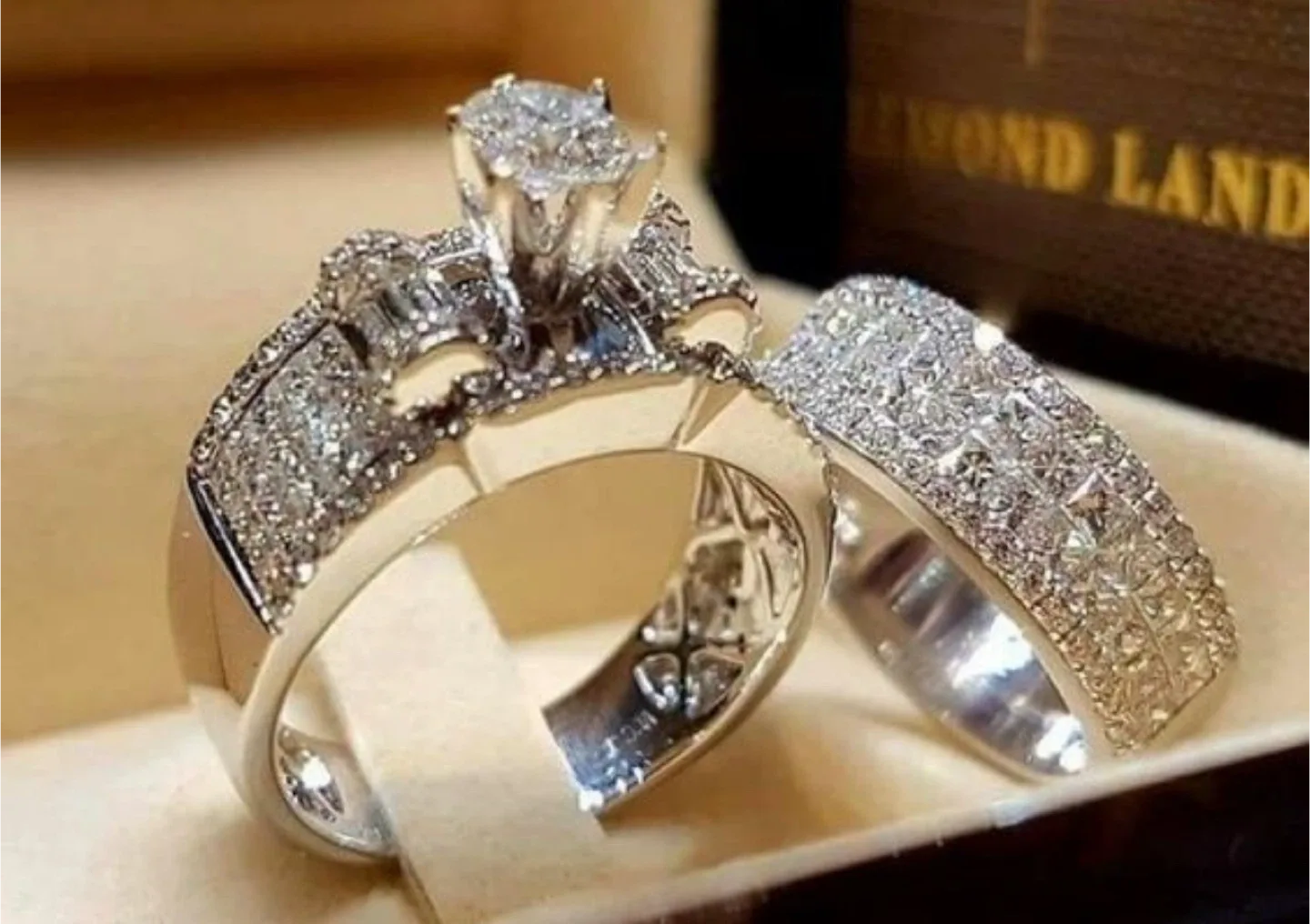 Rhinestone Ring Set image indicator(3)