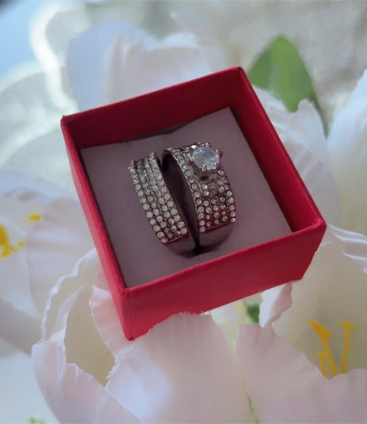 Rhinestone Ring Set image indicator(2)