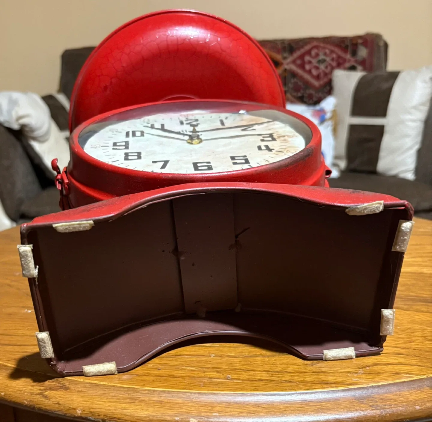 Antique Farmhouse Kitchen Double Sided Clock image indicator(5)