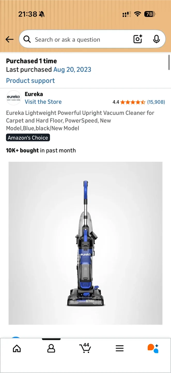 Eureka PowerSpeed Vacuum Cleaner image indicator(3)