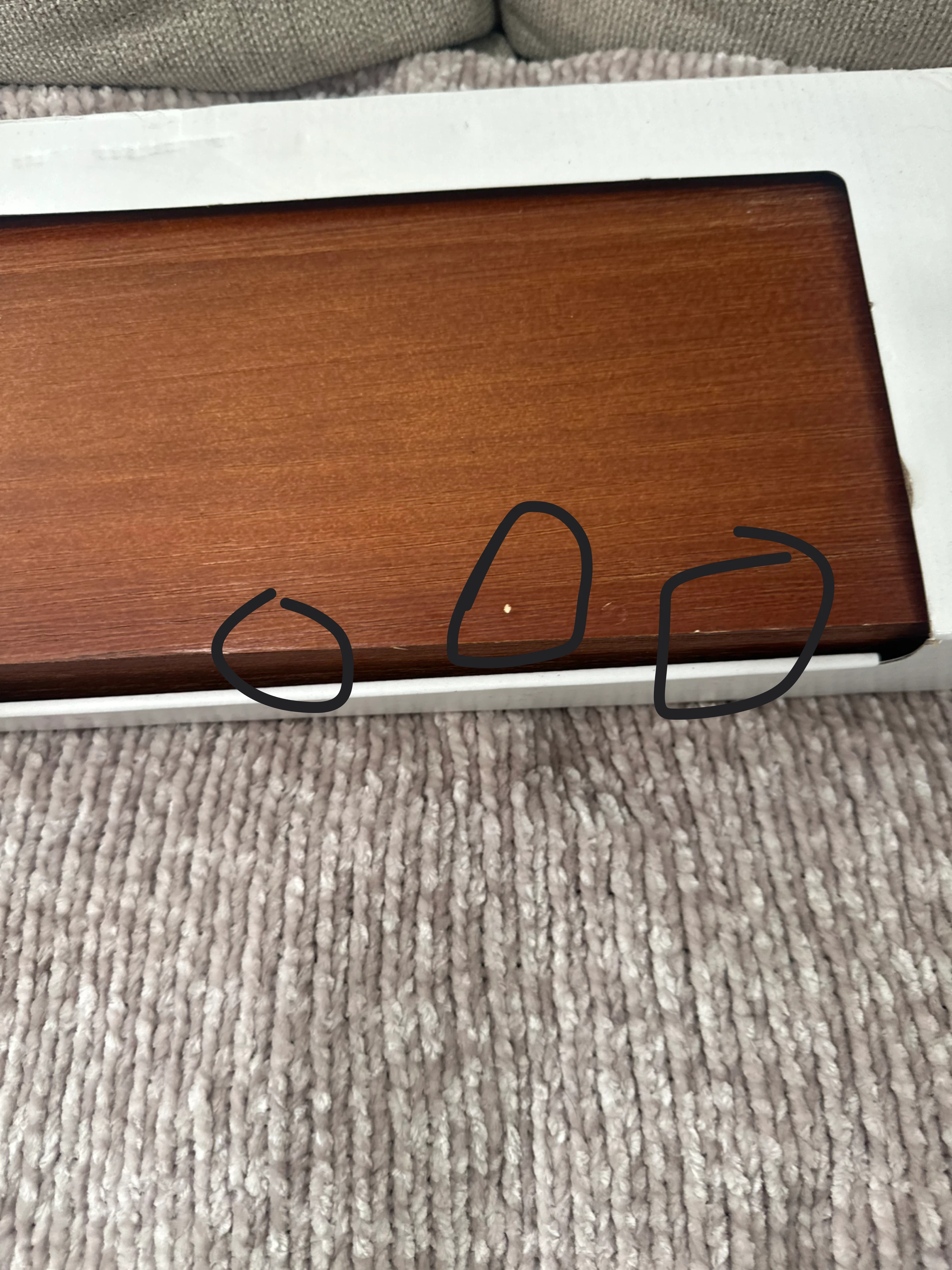 Threshold Floating Wood Shelf - Brown - photo 2