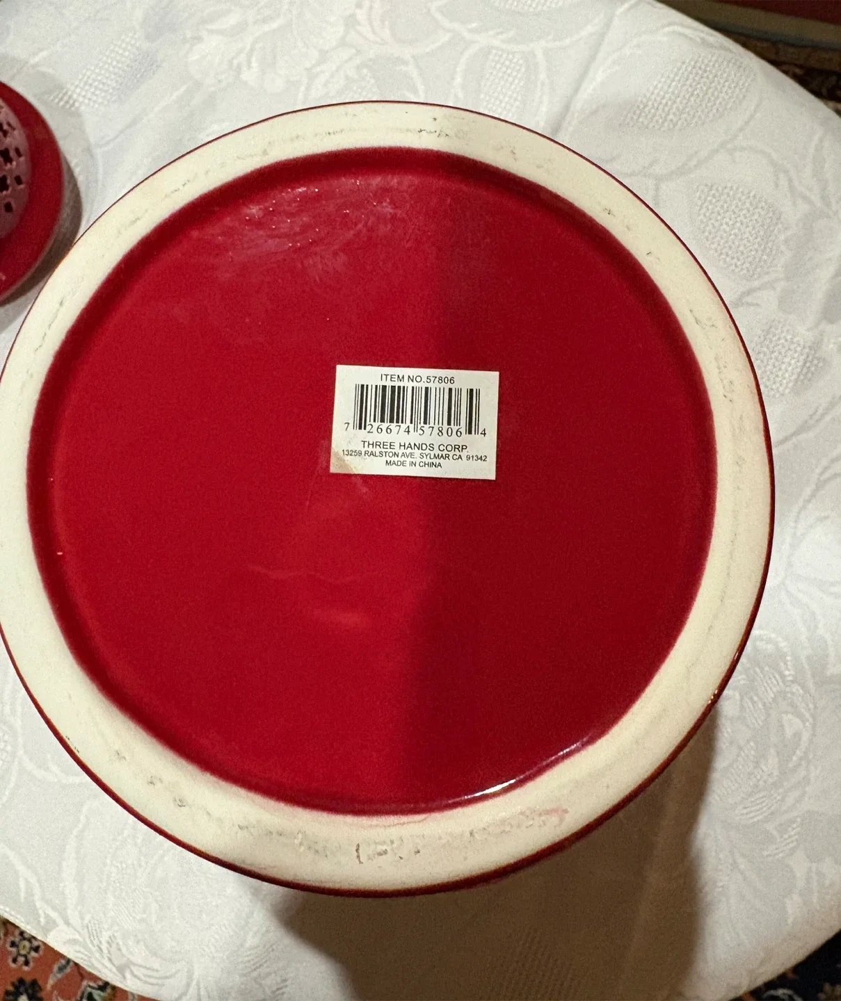 Red Ceramic Ginger Jar 2 Ginger Jar $ 80 image indicator(4)