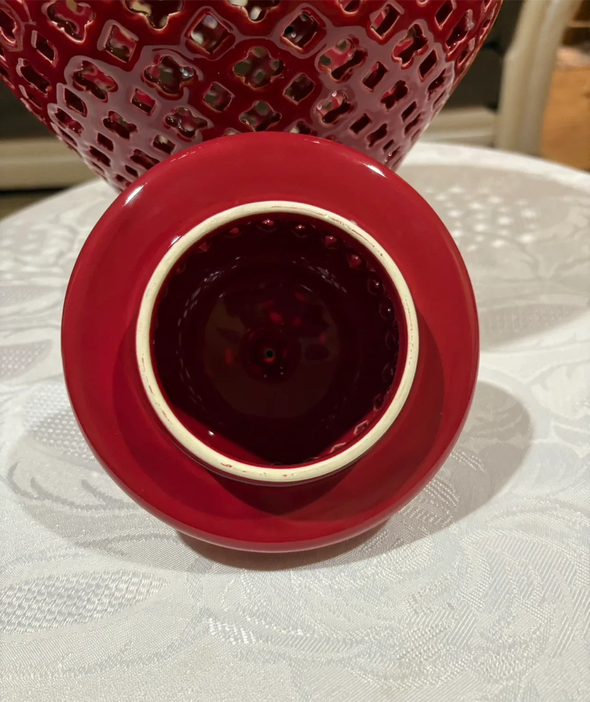 Red Ceramic Ginger Jar 2 Ginger Jar $ 80 image indicator(5)