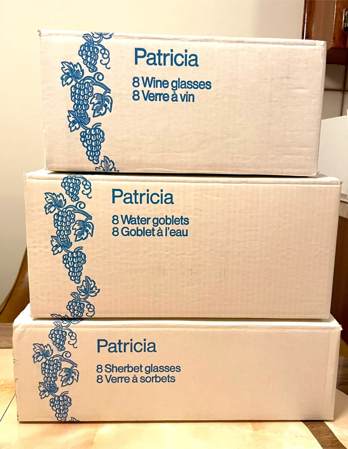 Set of Patricia Wine, Water, or Sherbet Glasses image indicator(2)