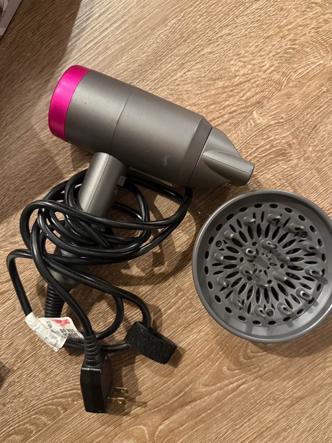 CONFU Ionic Hair Dryer 1600W Gray