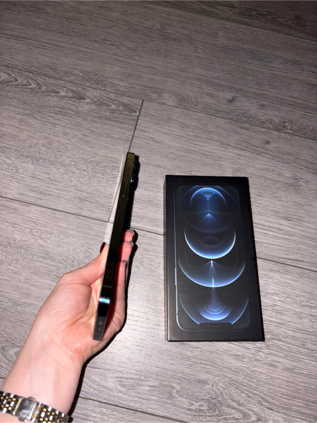 iPhone 12 Pro Max - Pacific Blue, Includes Box - photo 3