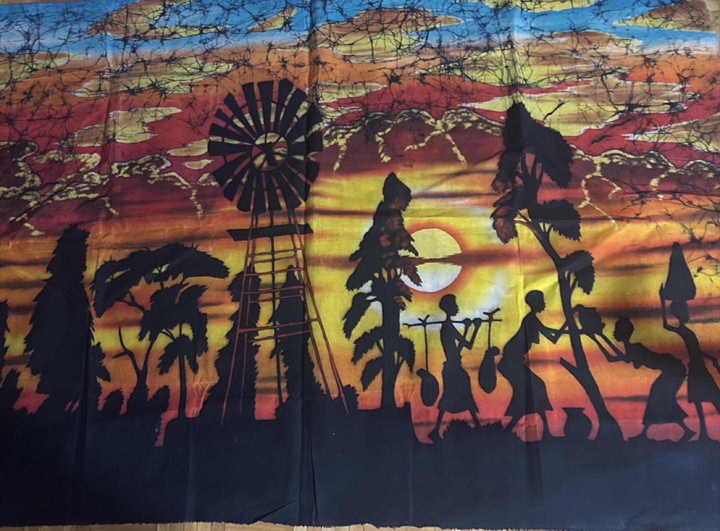 African Batik Fabric