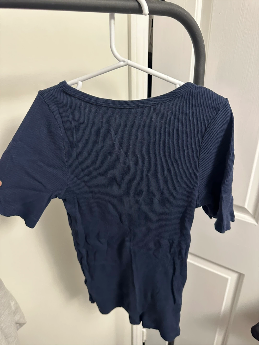 Brandy Melville Navy Ribbed Top - photo 3