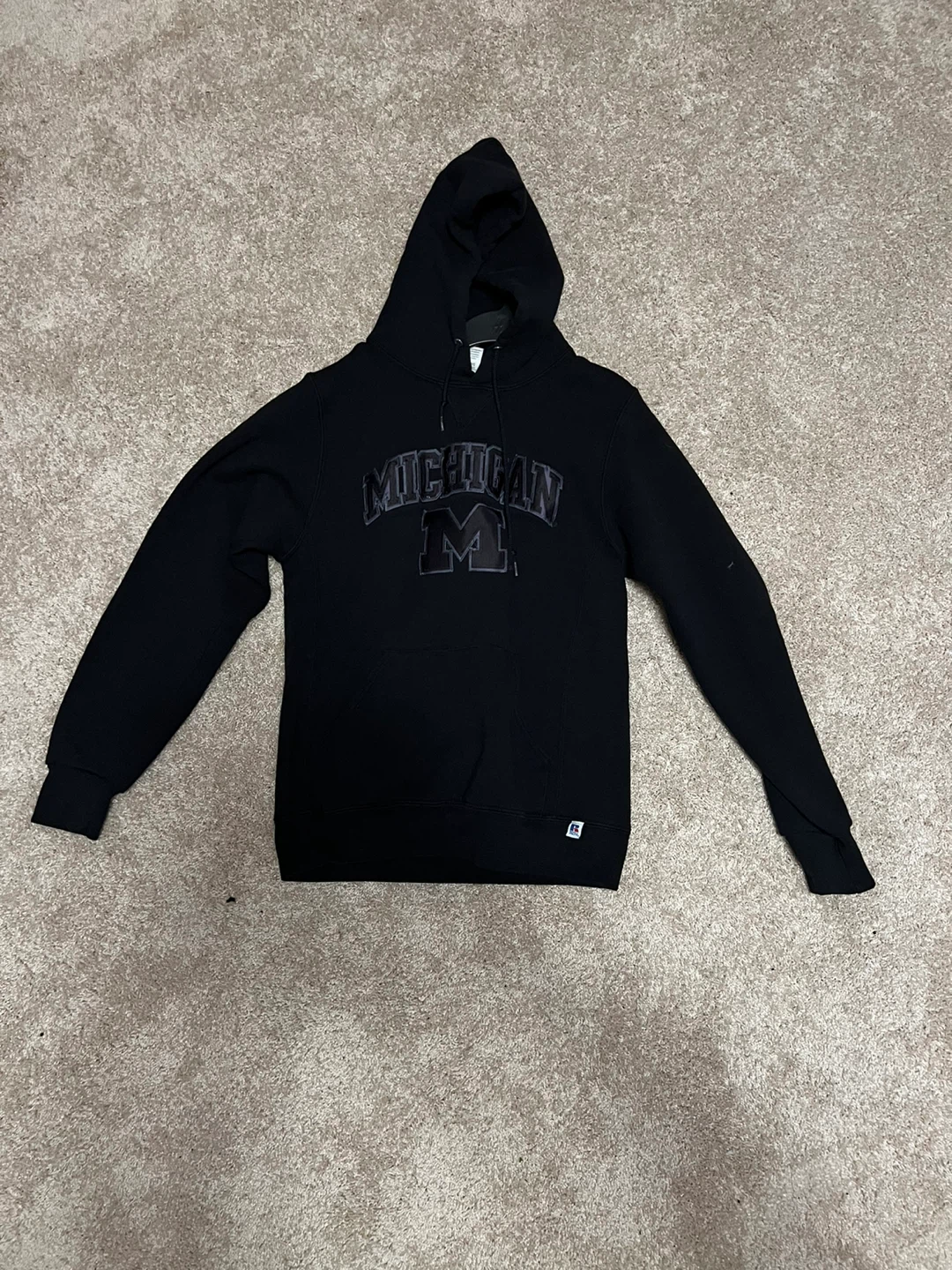 Michigan Russell Athletic Black Hoodie