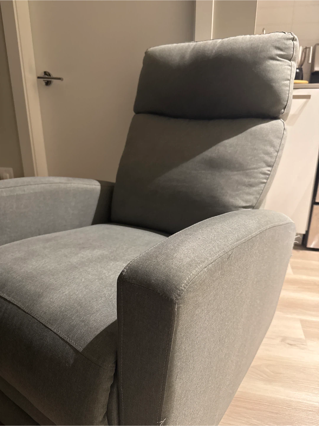 Grey Recliner Chair - Gently Used - photo 3