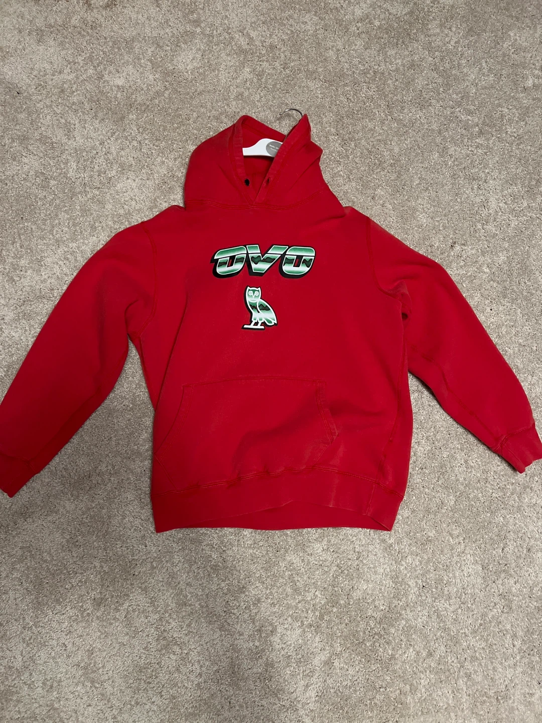 OVO Red Hoodie Size small