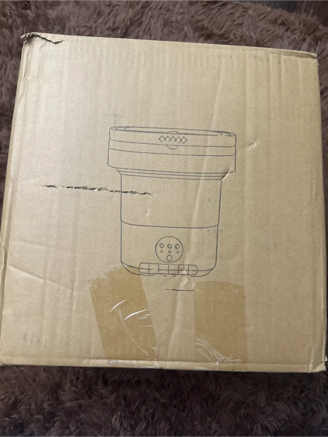 Portable Mini Washing Machine(Brand new) image indicator(2)