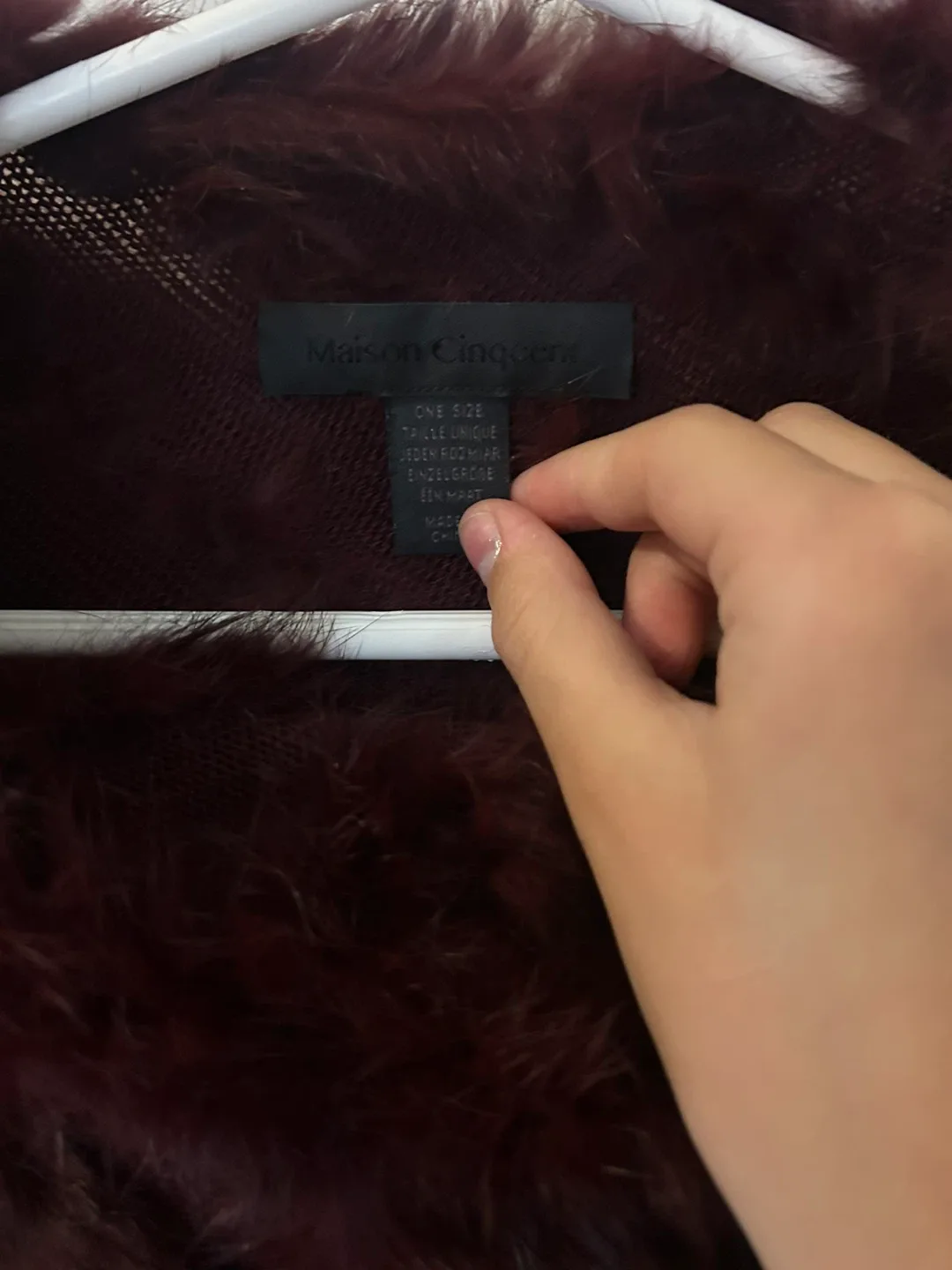 Maison Cinqcent Poncho - One Size image indicator(2)