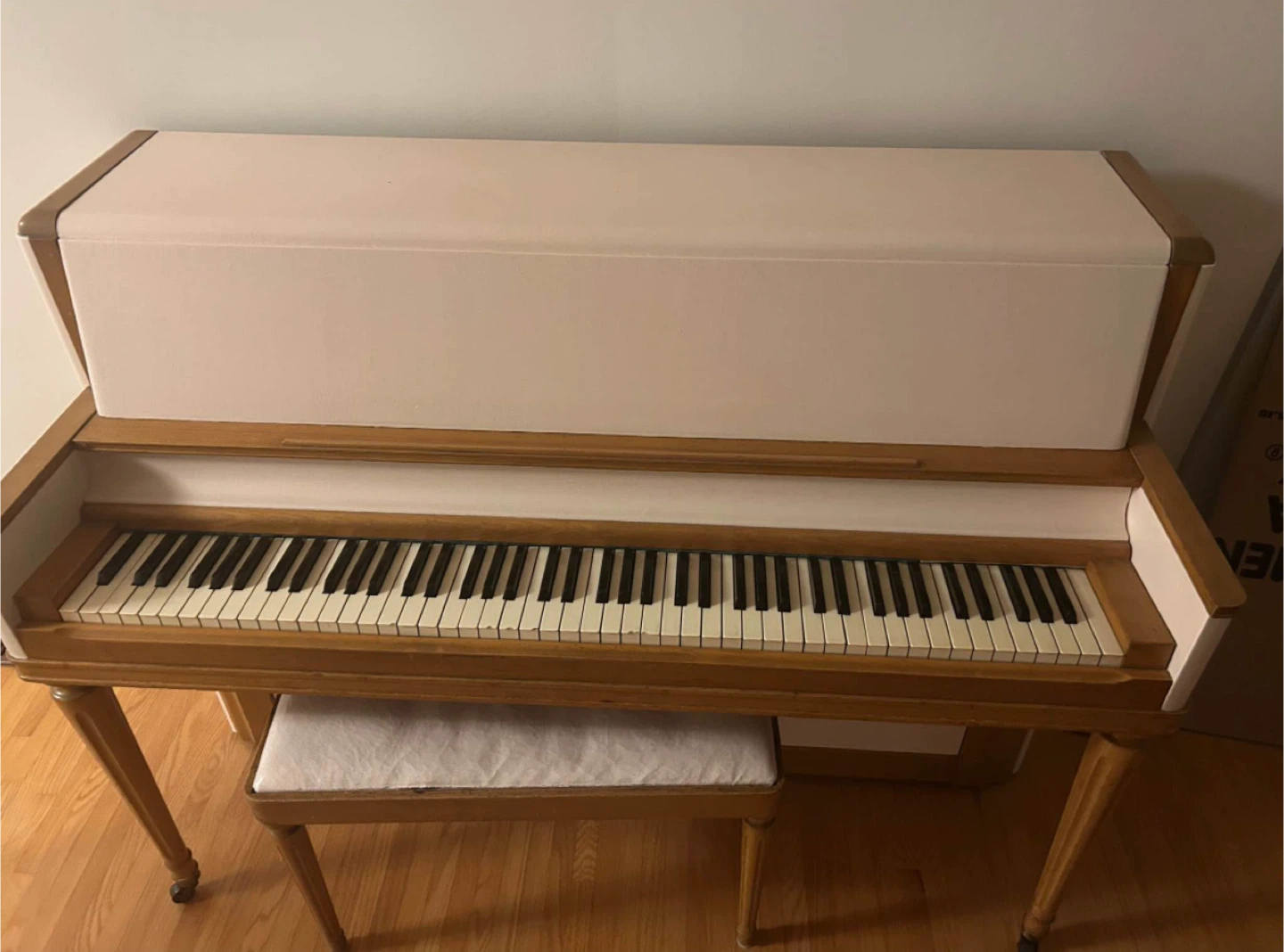 Vintage Piano with Bench