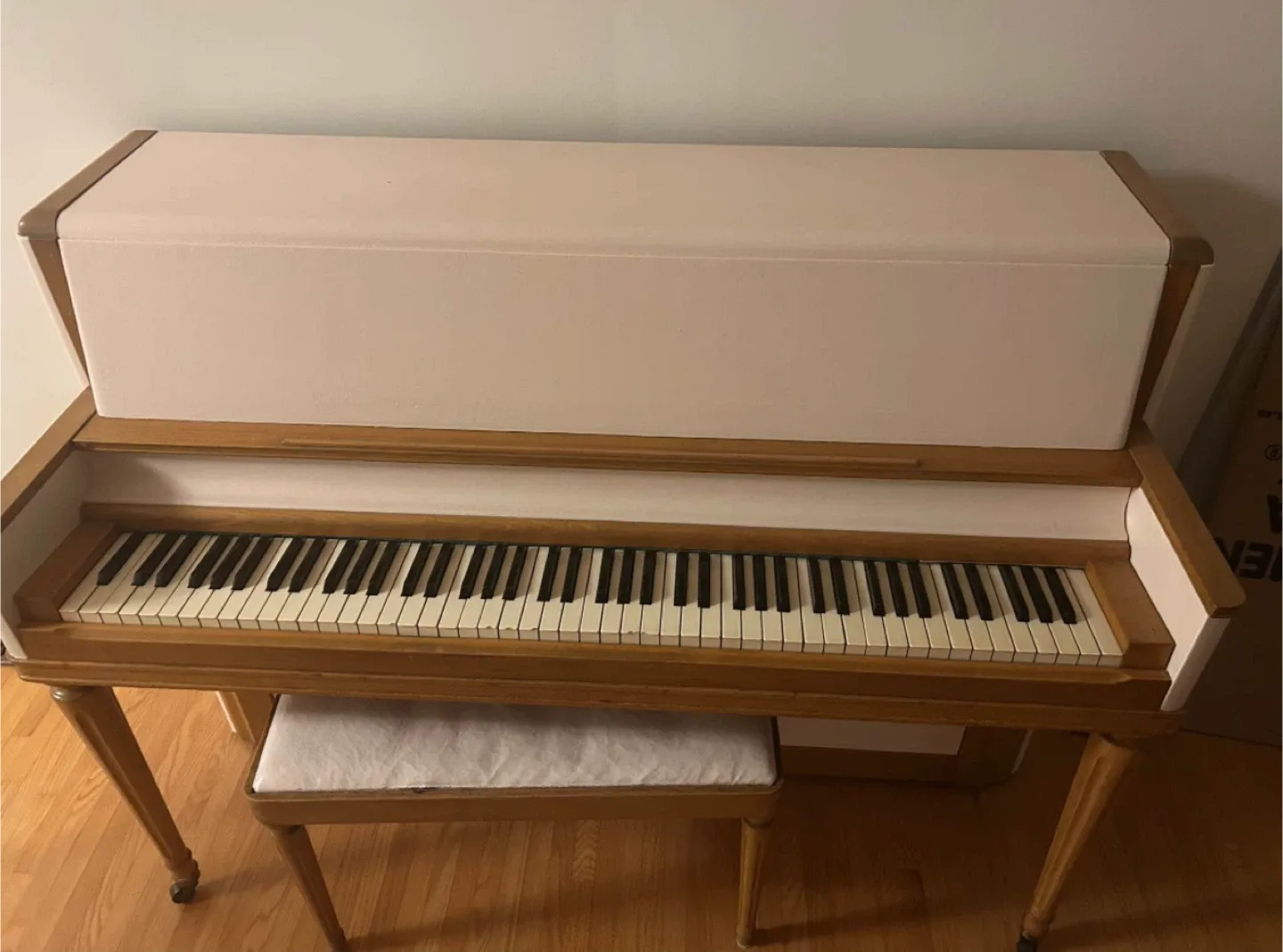 Vintage Piano with Bench thumbnail