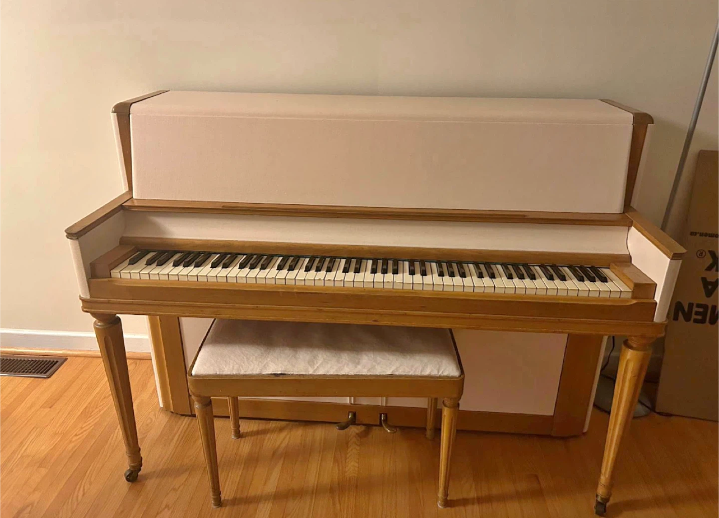 Vintage Piano with Bench - photo 2