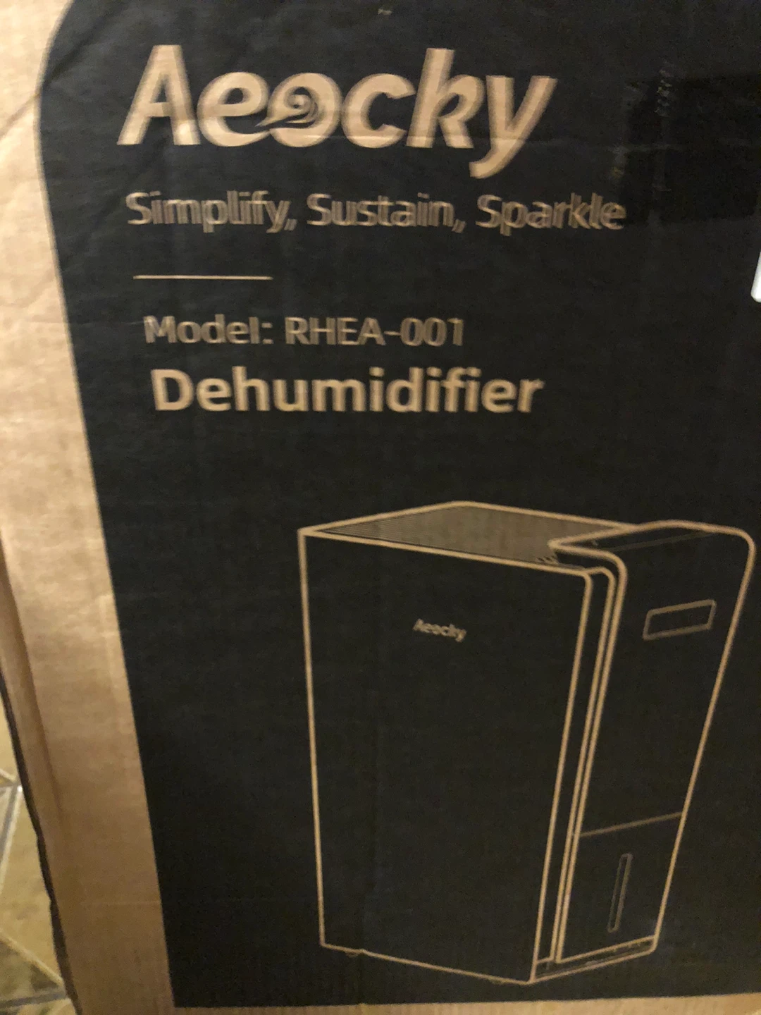 New Aeocky RHEA-001 Dehumidifier