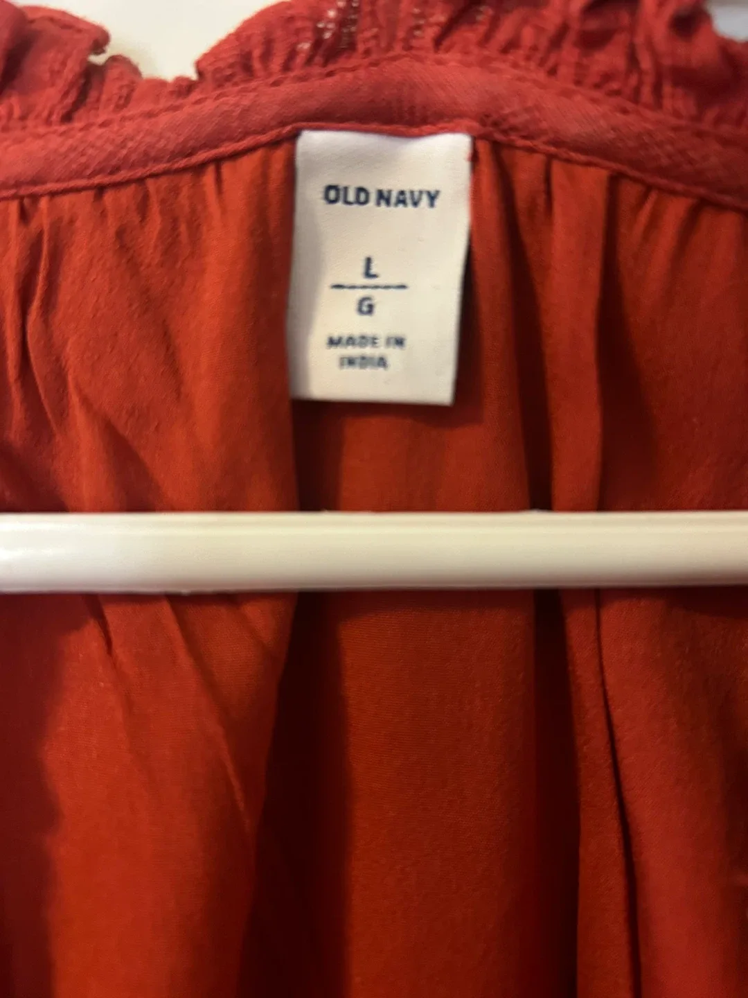 Old Navy Red Sleeveless Dress - Size L image indicator(2)