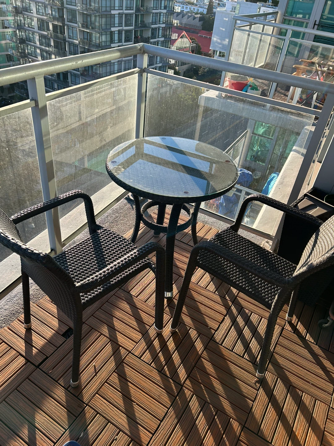 Outdoor Patio Set - Table and 2 Chairs