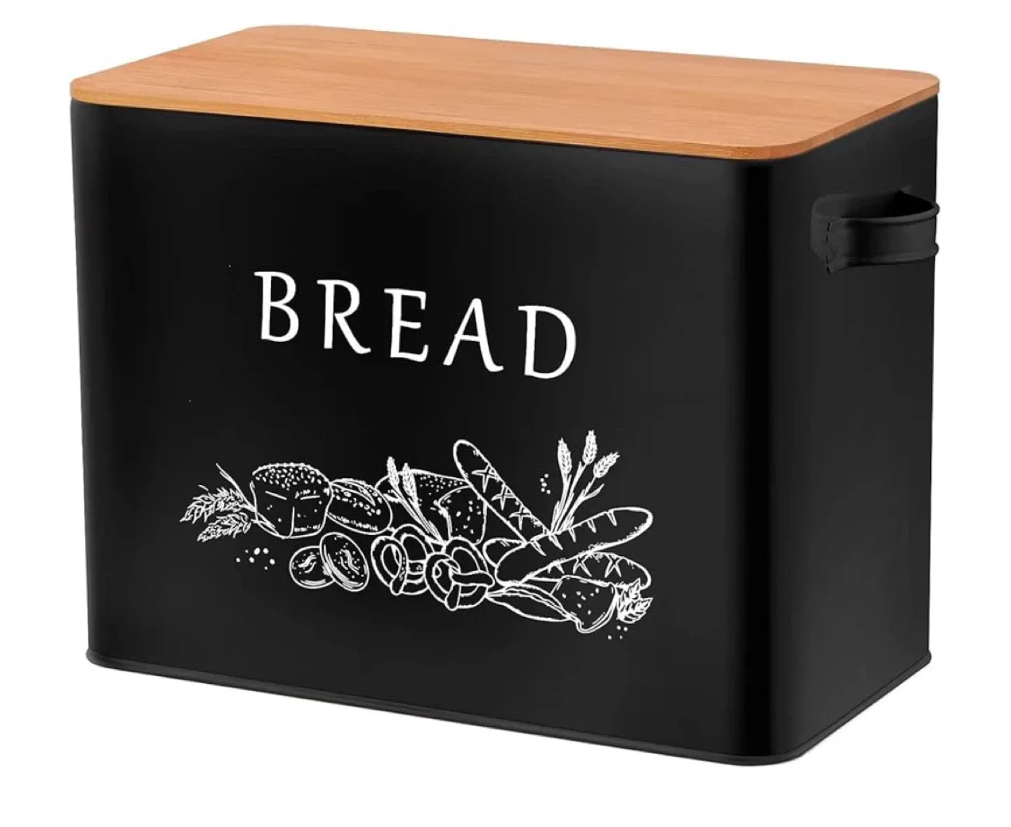 Metal Bread Box - Farmhouse Design image indicator(2)