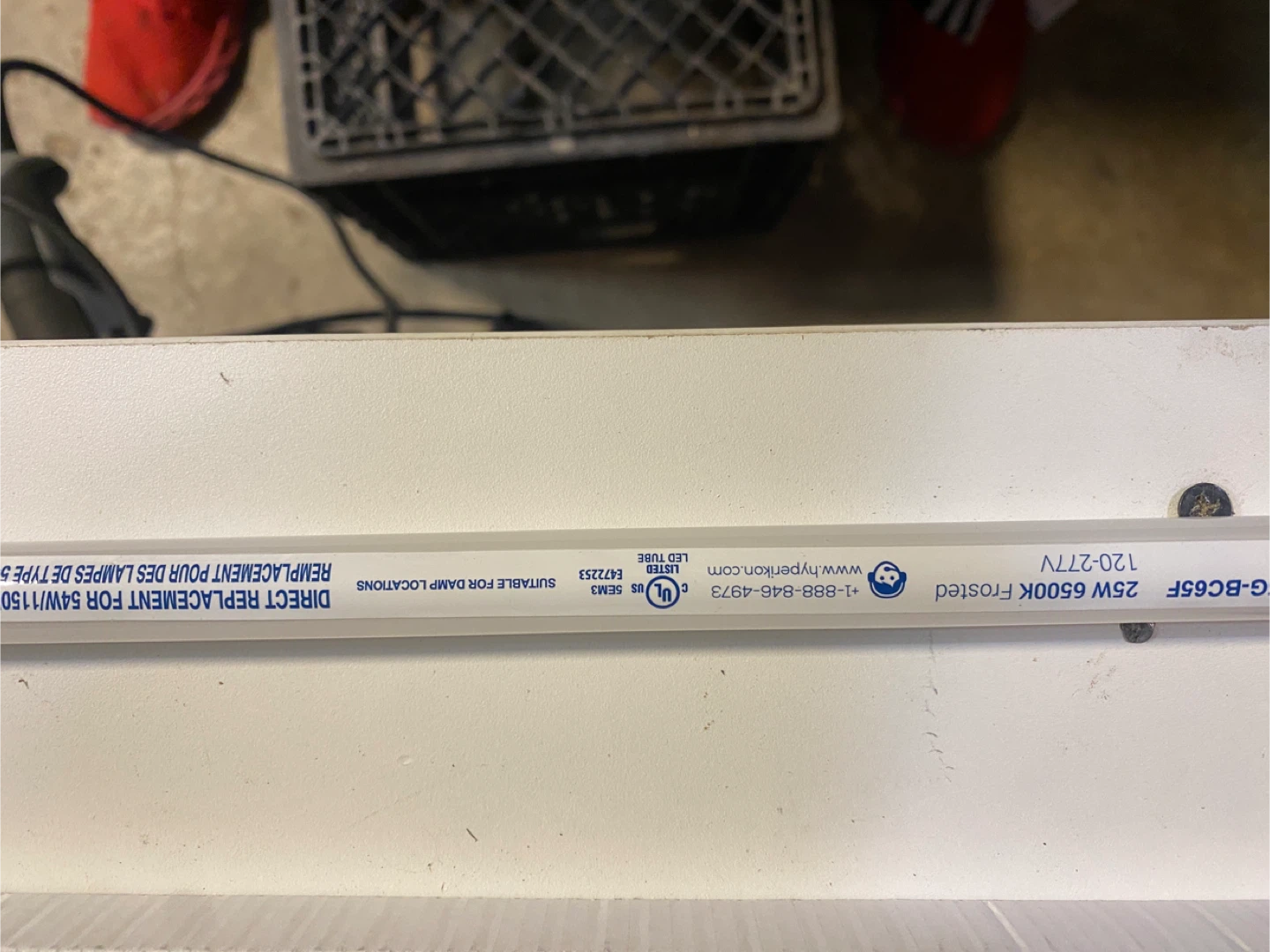 12 Pack HyperT5G-BC65F 25W 6500K Frosted LED Tube - photo 4