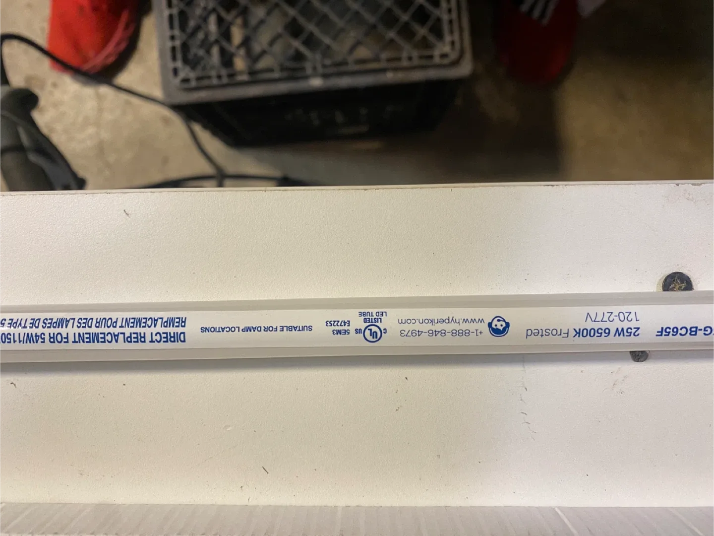 12 Pack HyperT5G-BC65F 25W 6500K Frosted LED Tube image indicator(4)