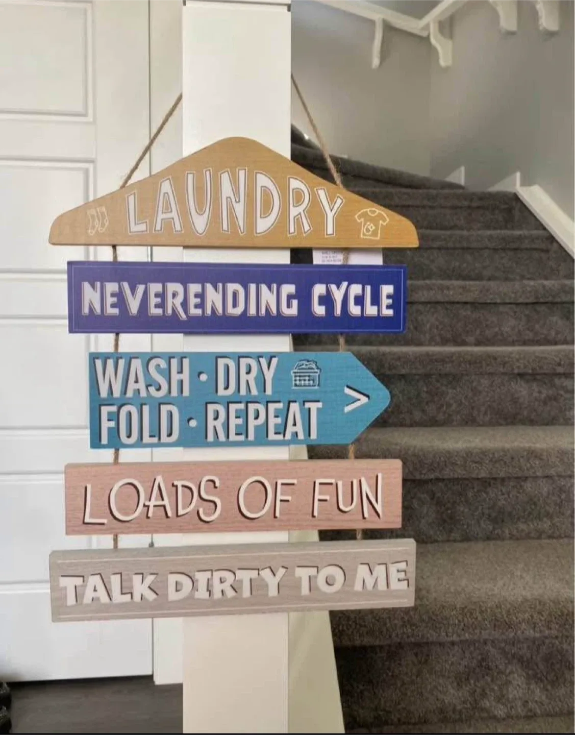NEW Laundry Themed Decorative Sign thumbnail