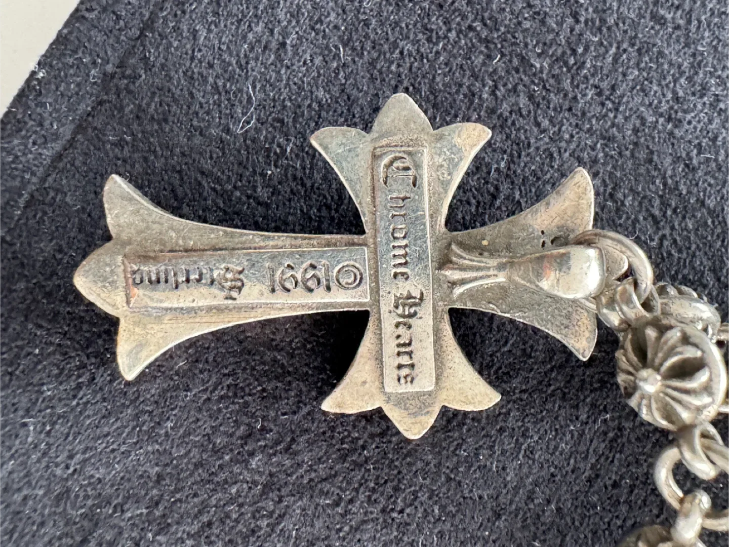 Chrome Hearts Sterling Silver Cross Pendant image indicator(2)