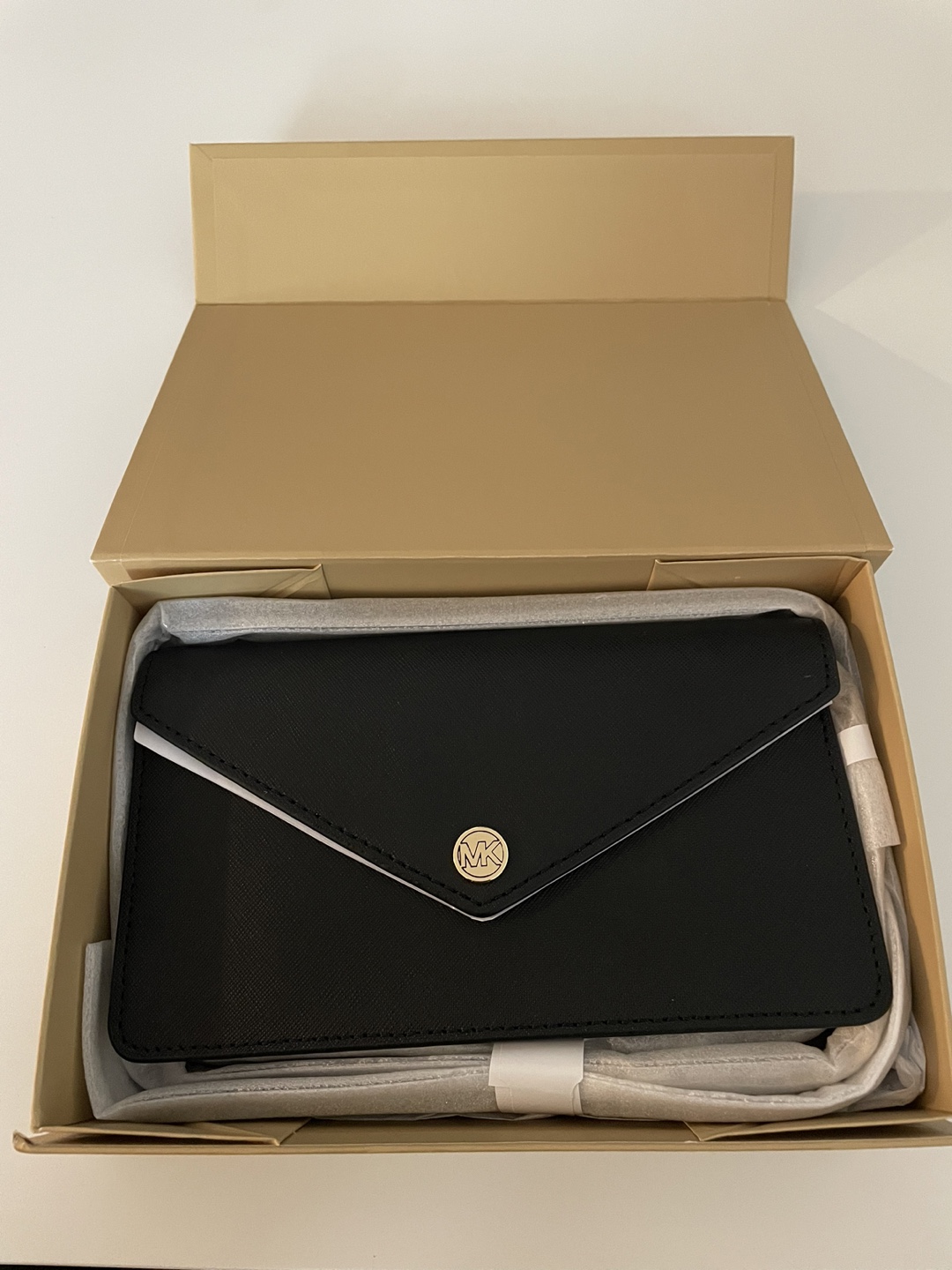 New Michael Kors Black Crossbody Envelope Bag