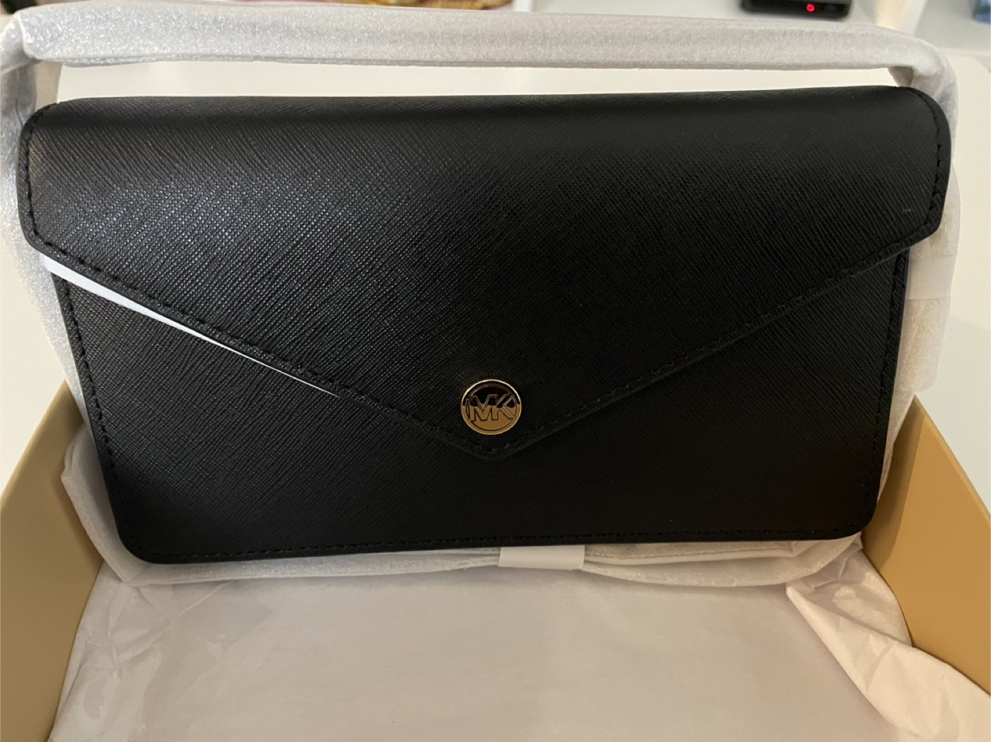 New Michael Kors Black Crossbody Envelope Bag - photo 3