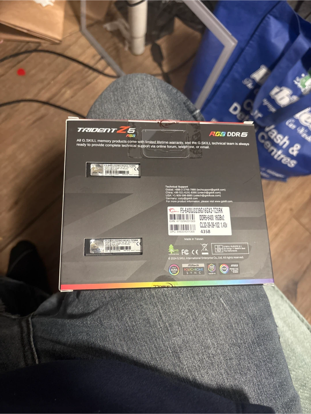 G.Skill Trident Z5 RGB DDR5-6400 32GB (16GBx2) RAM - photo 2