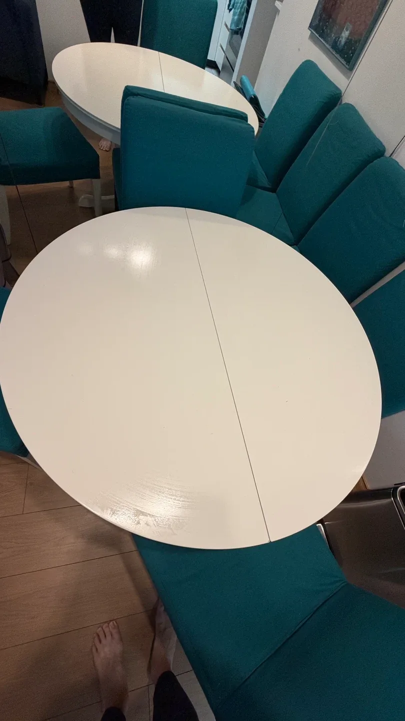 IKEA Extendable Dining Table & Chairs image indicator(5)