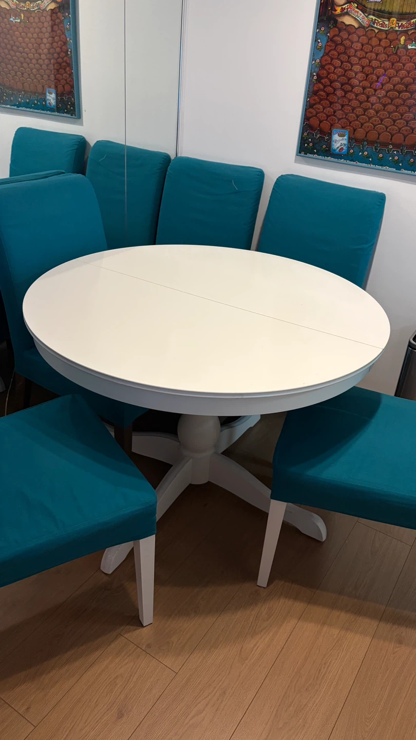 IKEA Extendable Dining Table & 6 Chairs - photo 3