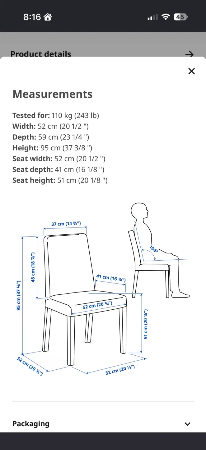 IKEA Extendable Dining Table & Chairs image indicator(9)